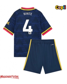 Arsenal Ben White #4 Echipament de Fotbal Replică 2026-27 Copii Deplasare (+ Șorturi)